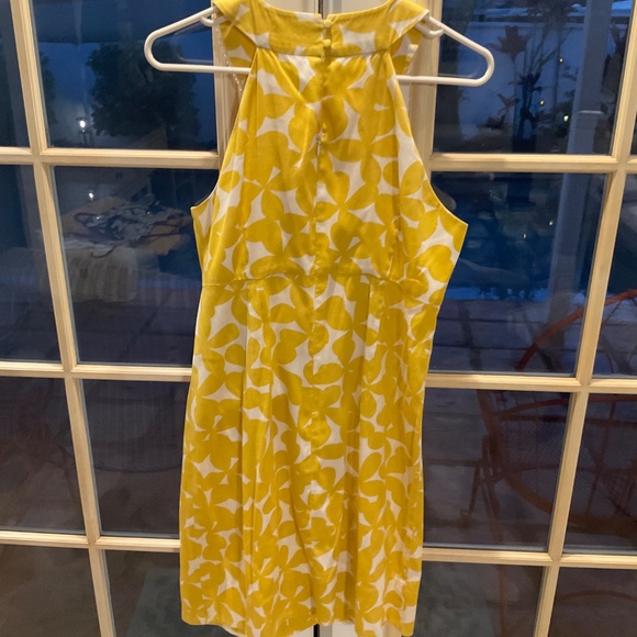 INC International Concepts Pearl Embellished Yellow/Gold Dress - Picture 8 of 12